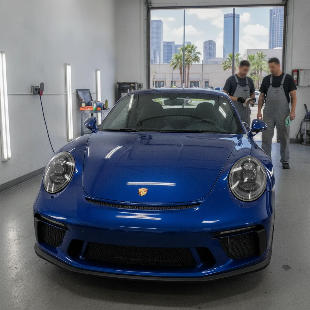 Houston car painting guide — finished result at Auto1StopShop in Houston