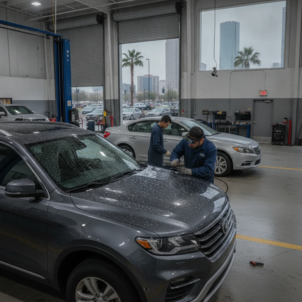 hail damage repair cost Houston in Houston — Auto1StopShop