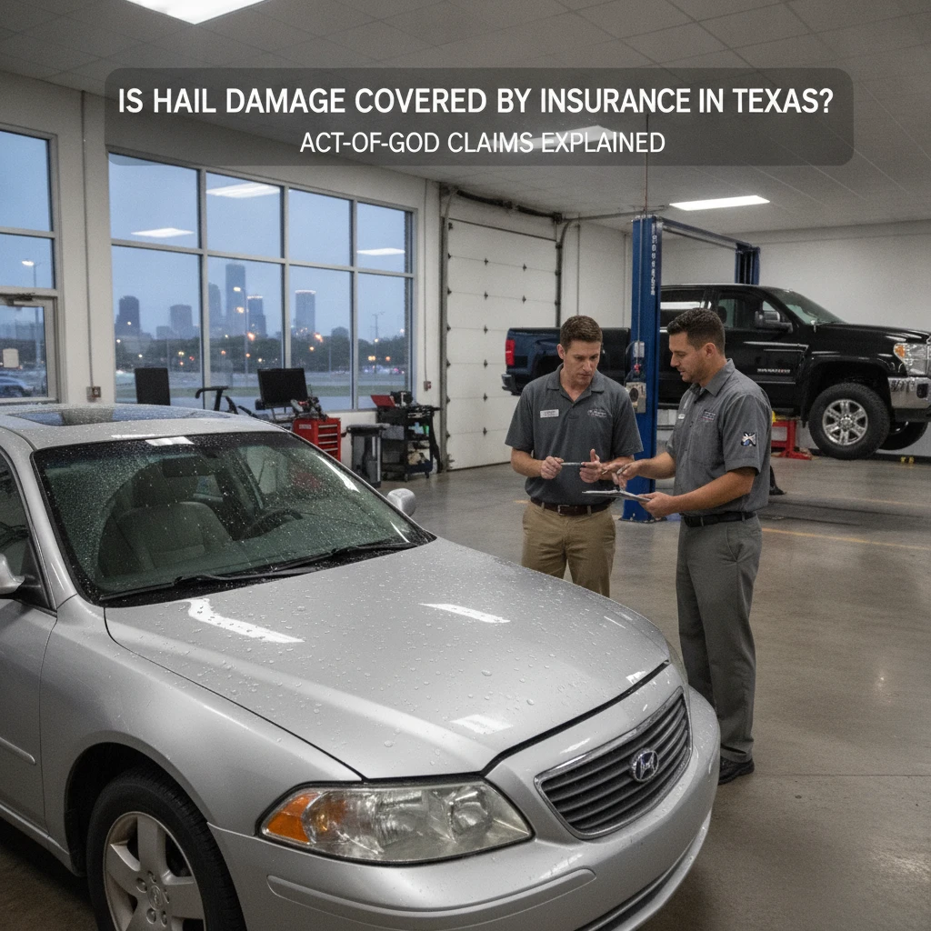 is hail damage covered by insurance Texas — Auto1StopShop, Houston auto body & collision