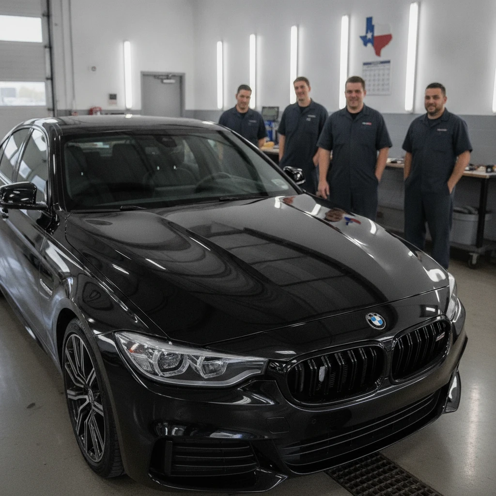 is hail damage covered by insurance Texas — finished result at Auto1StopShop in Houston