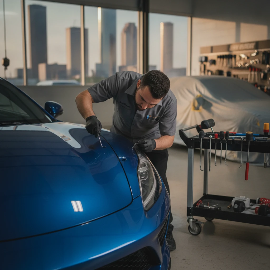 paintless dent removal houston tx in Houston — Auto1StopShop
