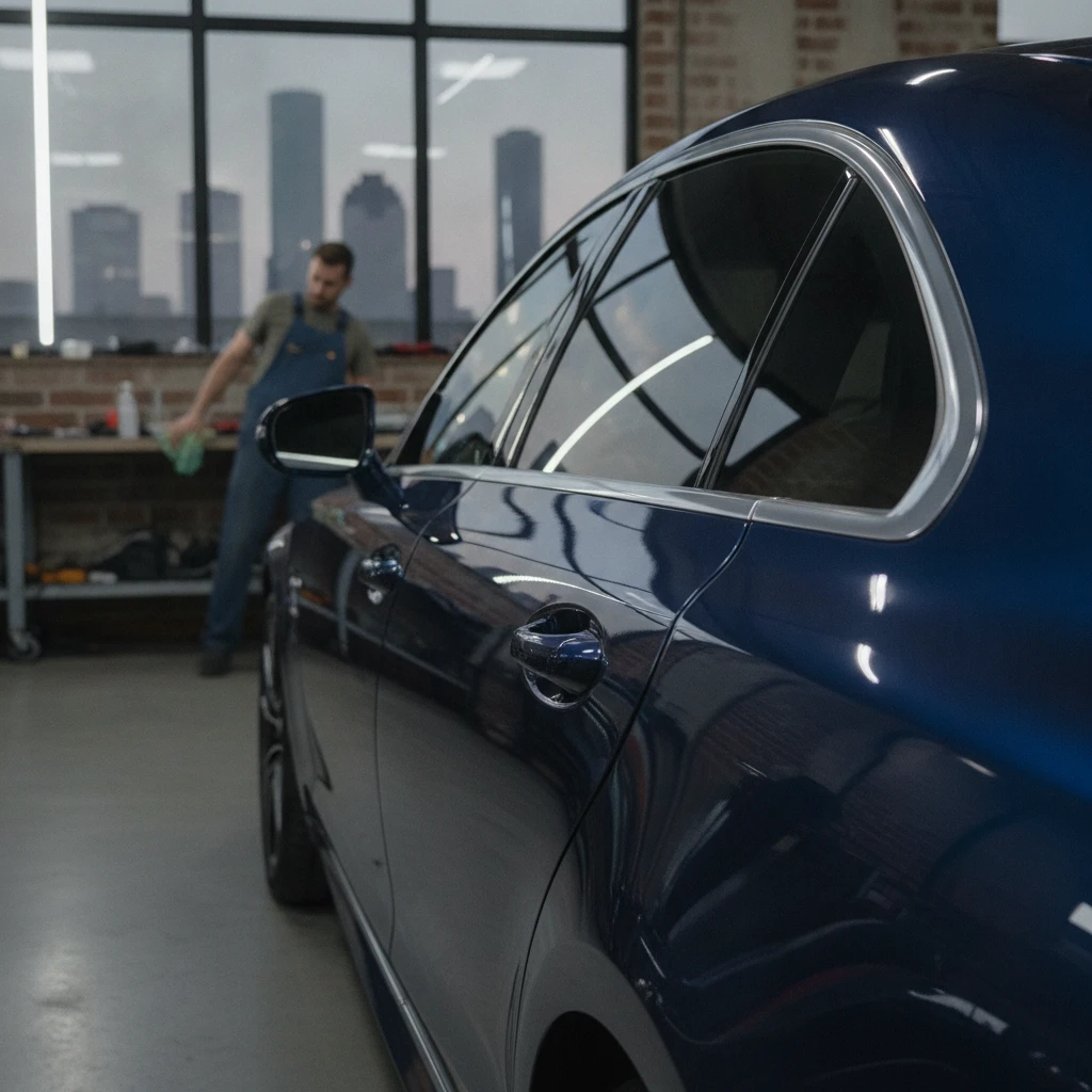 paintless dent removal houston tx — finished result at Auto1StopShop Houston