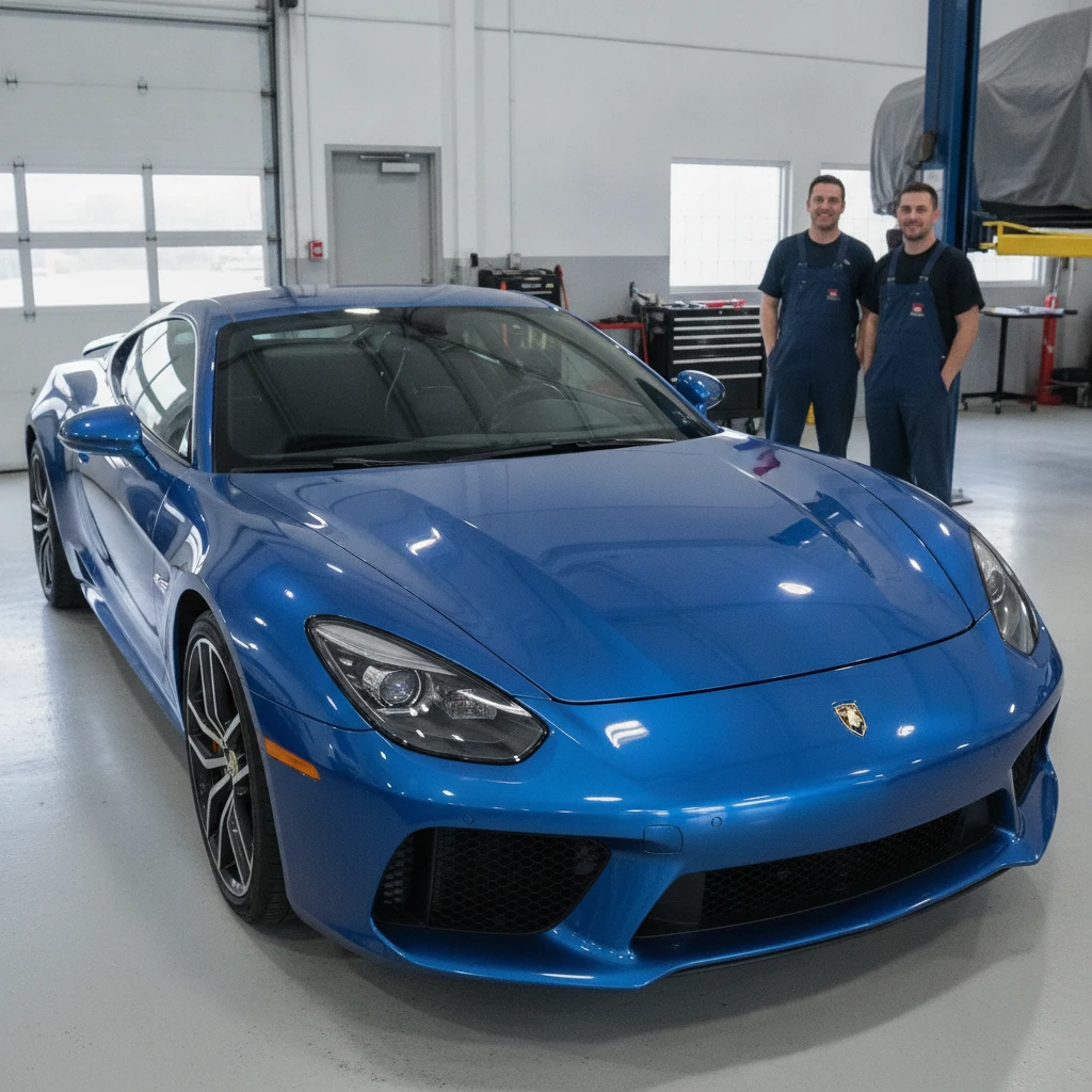 insurance estimate supplement collision — finished result at Auto1StopShop in Houston