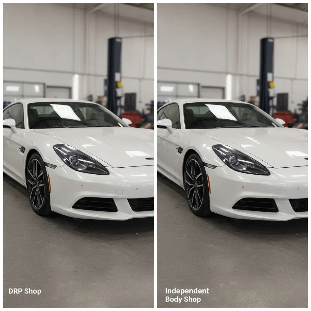 DRP shop vs independent body shop — finished result at Auto1StopShop in Houston