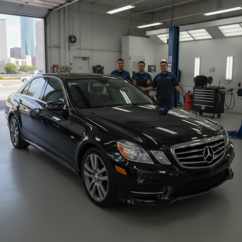 houston car accident body shop — finished result at Auto1StopShop in Houston