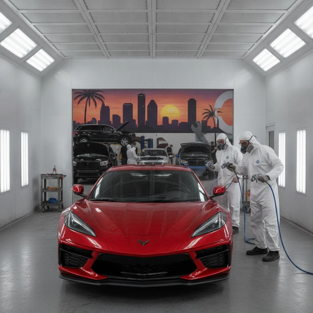 car painting houston — Auto1StopShop, Houston auto body & collision