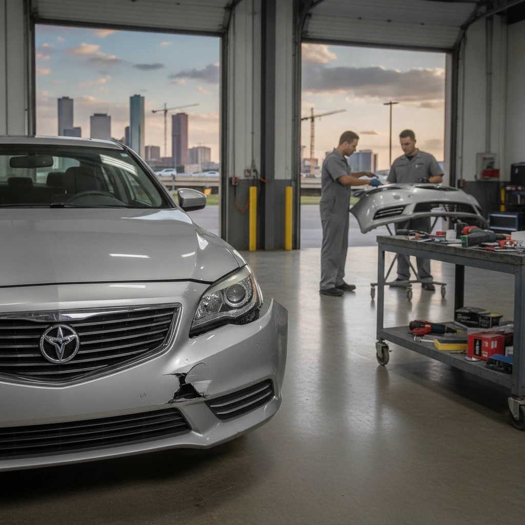 bumper repair — Auto1StopShop, Houston auto body & collision